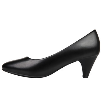 Large size professional formal wear thick-heeled flight attendant interview etiquette shoes Large size professional formal wear thick-heeled flight attendant interview etiquette shoes