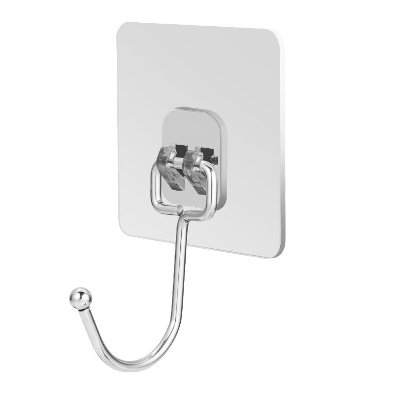 Ganci Per Chiodi Adesivi Resistenti In PVC Poster Gancio Da Parete Senza Cucure Impermeabile Durevole Trasparente Cucina Bagno Ganci A Ve Gancio - Foto 12
