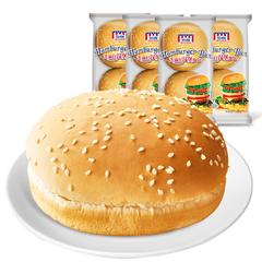 曼可顿汉堡胚汉堡包面包胚芝麻仔家用食材速食早餐营养即食半成品价格比较