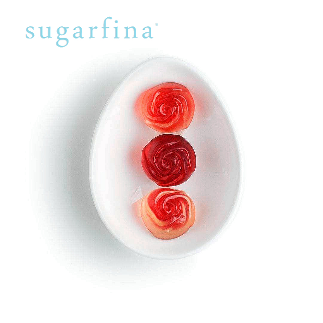 美国sugarfina浪漫玫瑰口味软糖送女友生日七夕情人节糖果礼品盒