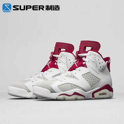 super制造 air jordan aj6 乔6 兔八哥 白红 384664-113