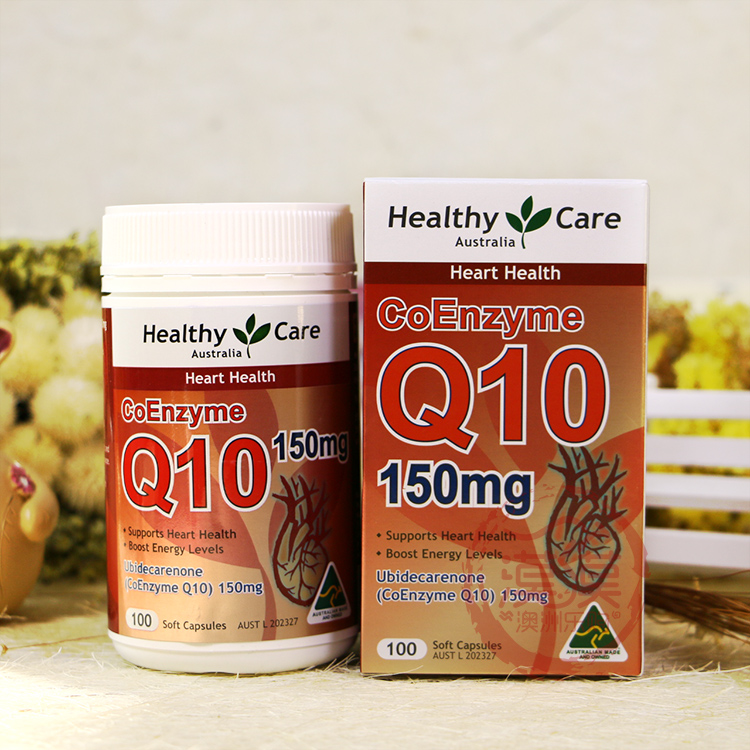 澳洲代购healthy care co q10hc辅酶q10软胶囊150mg100粒保护心脏