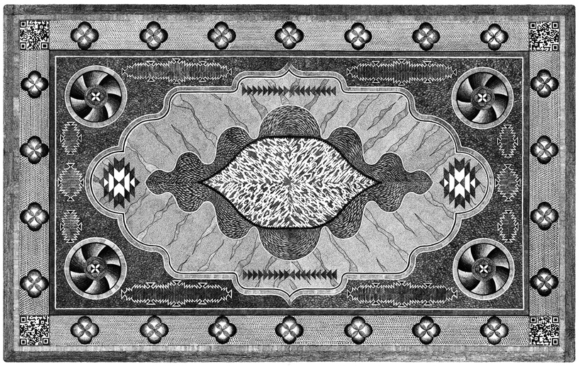 【幻享】用圆珠笔绘制精致地毯