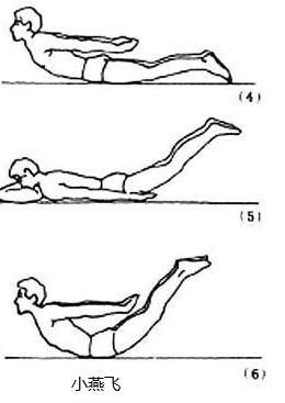 第三式:仰卧位屈伸膝