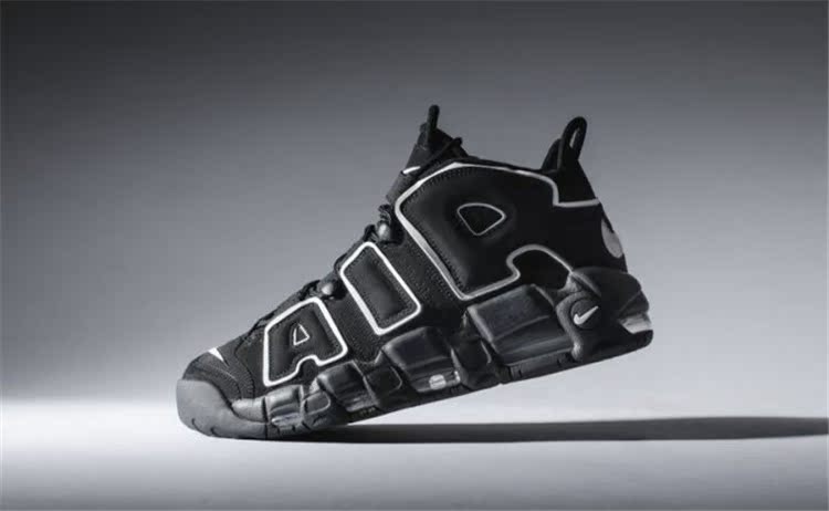 nike air more uptempo 皮蓬 大air 黑白 男女 415082-414962-002