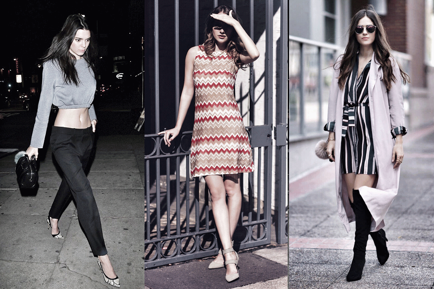 在秀场外总能发现很多穿的或惊艳或脱俗的美女帅哥们.