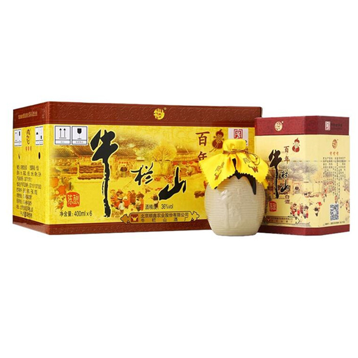 牛栏山二锅头陈酿三牛36度400ml*6瓶浓香型纯粮白酒礼盒整箱装评价- 淘宝网
