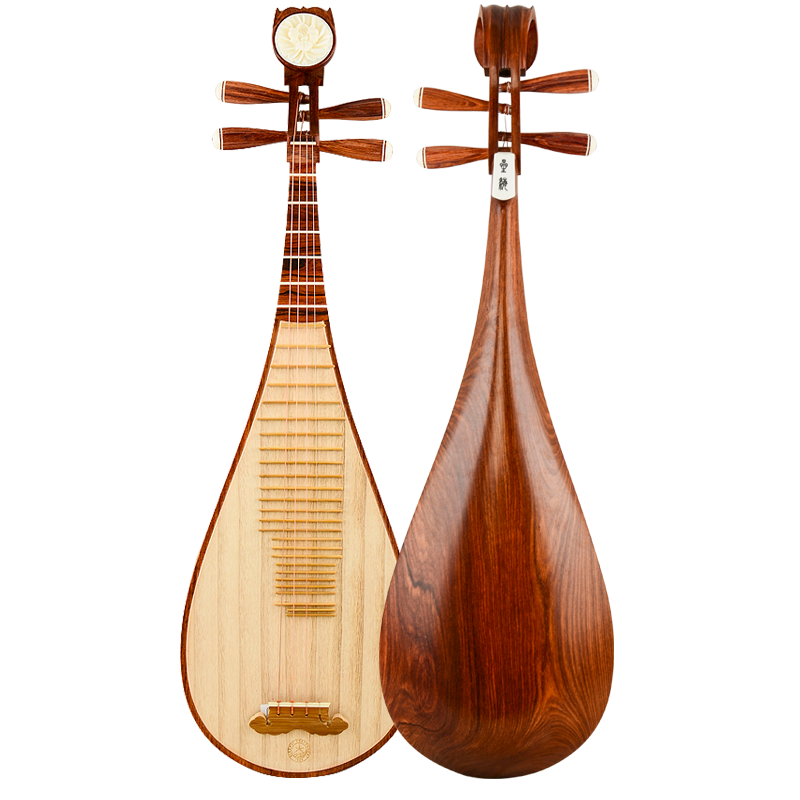 星海乐器琵琶8919-AAA 专业定制收藏级琵琶印度小叶紫檀琵琶-Taobao