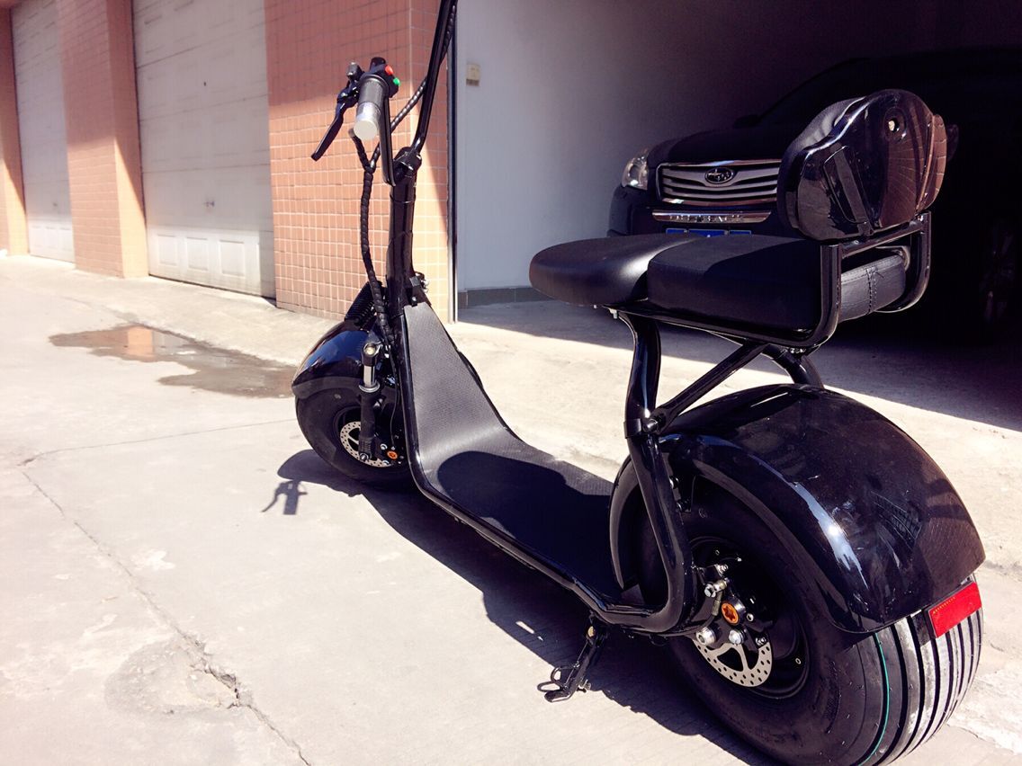 启牛哈雷电动车双人60v锂电池成人电瓶车代步