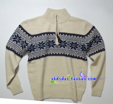 Свитер мужской Полу-высокий воротник на молнии