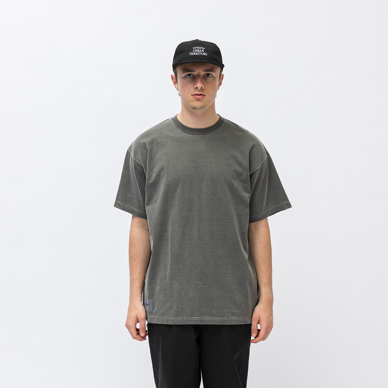 代购WTAPS 23AW QB SS RACO BRACKET 短袖圆领T恤足球宽松拼接-Taobao