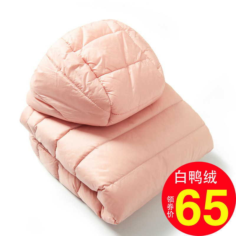 轻薄羽绒服女短款连帽2021新款立领轻便修身薄款大码外套反季清仓