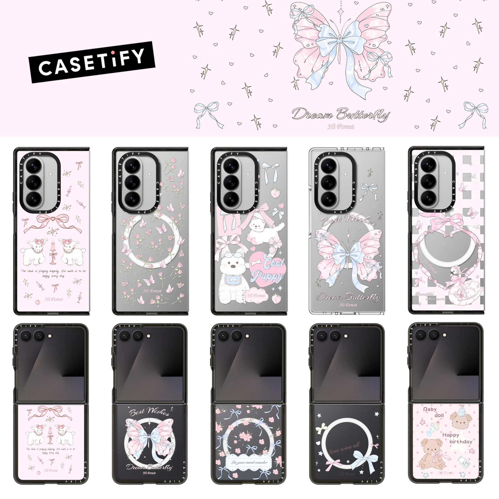 现货CASETiFY村上隆粉色太阳花FLOWERS BLOOM适用苹果iPhone17ProMax