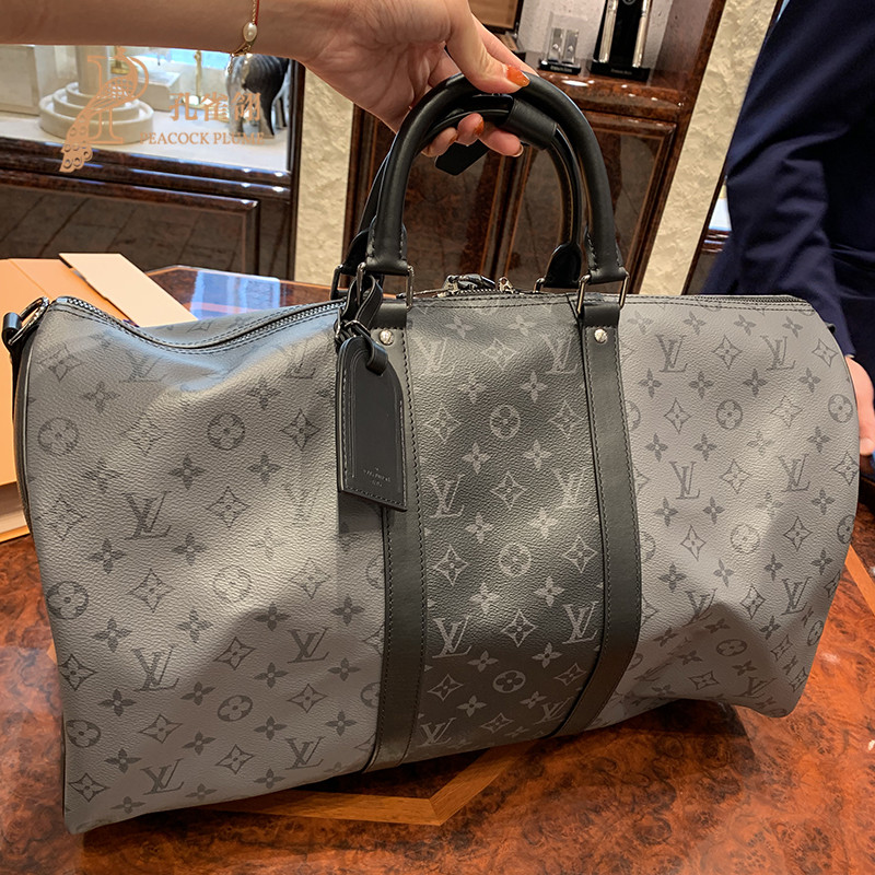 Louis Vuitton Keepall Travel bag 400702, Geantă Cam Bag Ltr Wbb Strp C9992  B4QDV B4 Petunia