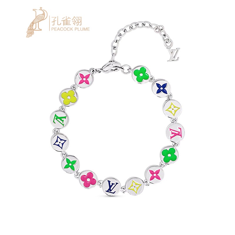 Shop Louis Vuitton Monogram beads bracelet (M00512) by MUTIARA