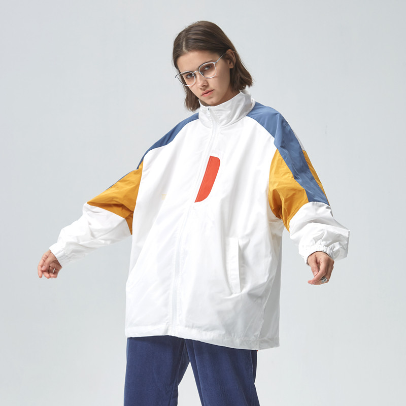 2021新款蒲熠星同款外套女春秋原创潮牌短款学院风夹克宽松冲锋衣