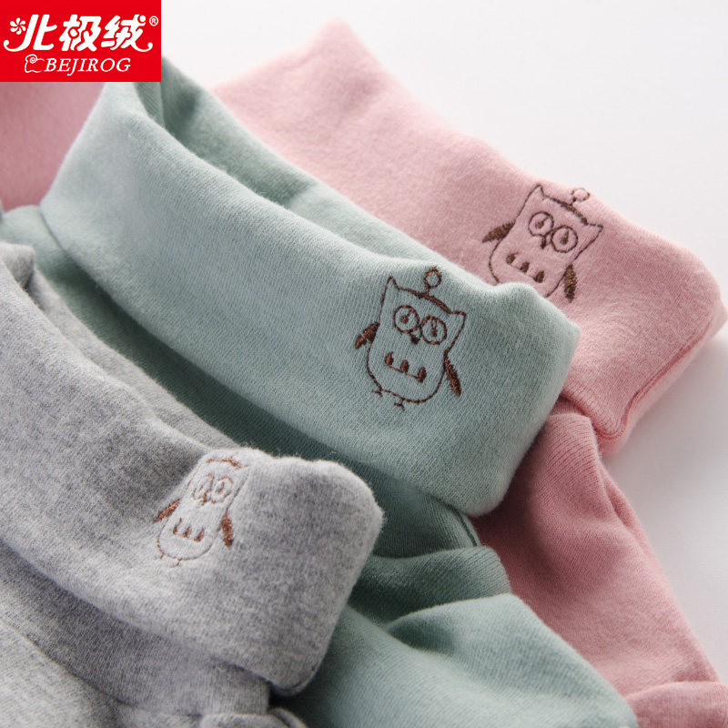 儿童半高领打底衫春秋款男童女童装纯棉秋冬加绒加厚宝宝保暖上衣