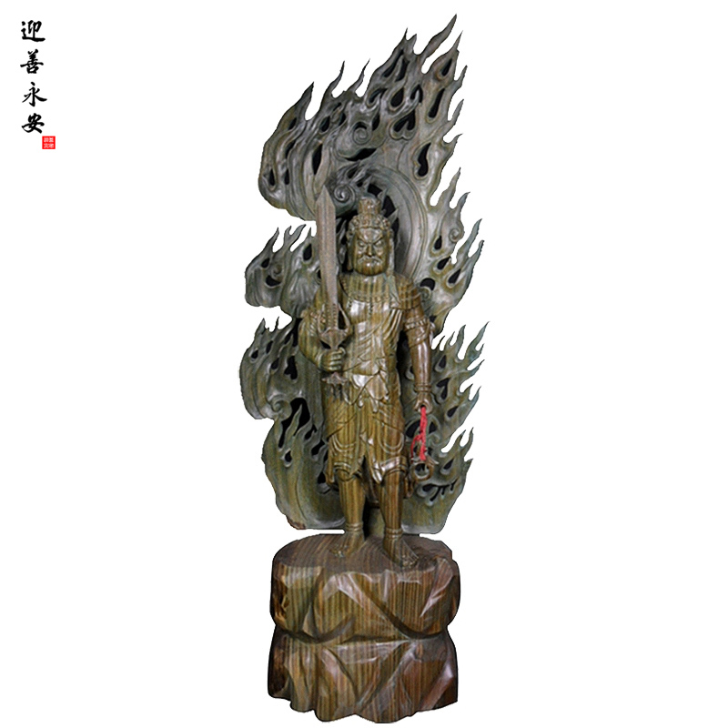 如意轮观音咅萨大型木雕日本弗像厂家楠木描金纯手工雕刻保平安- Taobao