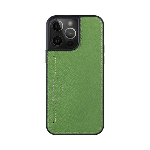 HANATORA Flower Tiger Genuine Leather Card Holder Luxury High-end 15, 14, 13, 12, 11 iPhone Case