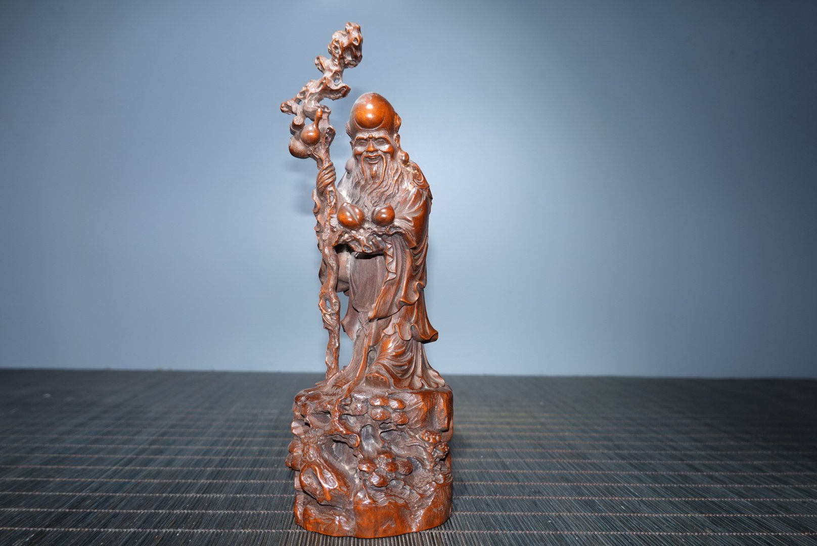 黄杨木镂空雕刻屏风摆件雕刻九龙戏宝图案，直径29，总高37木雕评价- 淘宝网