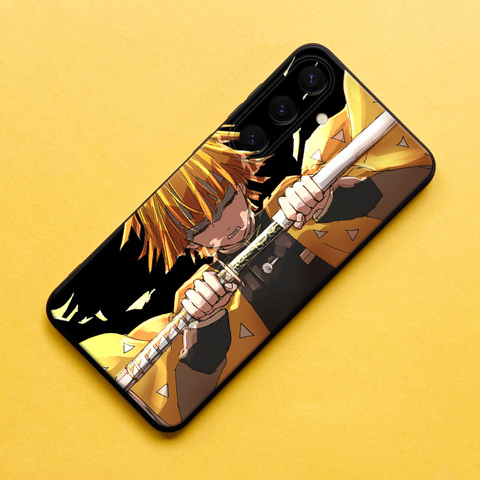 Anime – Demon Slayer Matte Soft Silicone TPU S24, S24 Plus, S24 Ultra, S23, S23 Plus, S23 Ultra, S22, S22 Plus, S22 Ultra