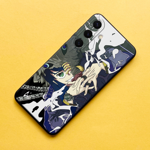 Anime – Demon Slayer Matte Soft Silicone TPU S24, S24 Plus, S24 Ultra, S23, S23 Plus, S23 Ultra, S22, S22 Plus, S22 Ultra