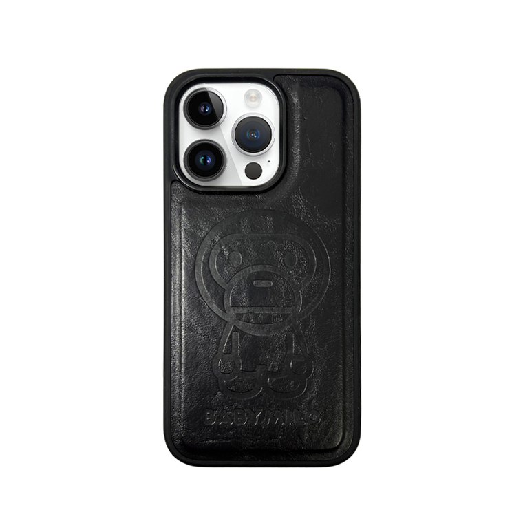 Stone Island MagSafe High End Premium Leather Embossed 15, 14, 13, 12 iPhone Case