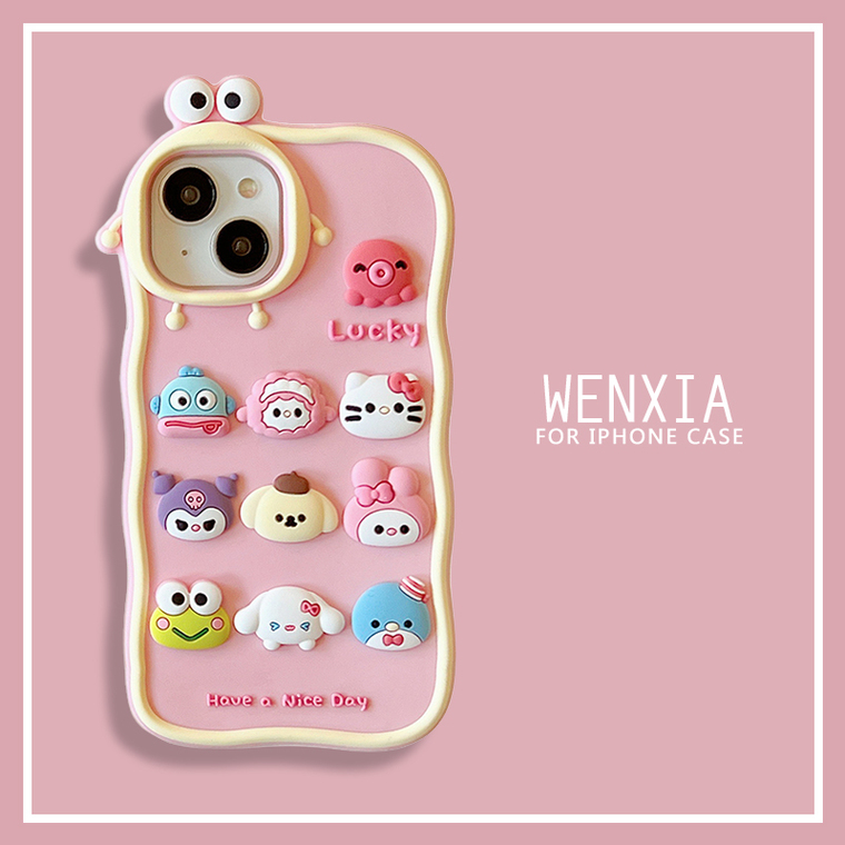 YingYang 3D Kitten Cat 15, 14, 13, 12, 11 iPhone Case