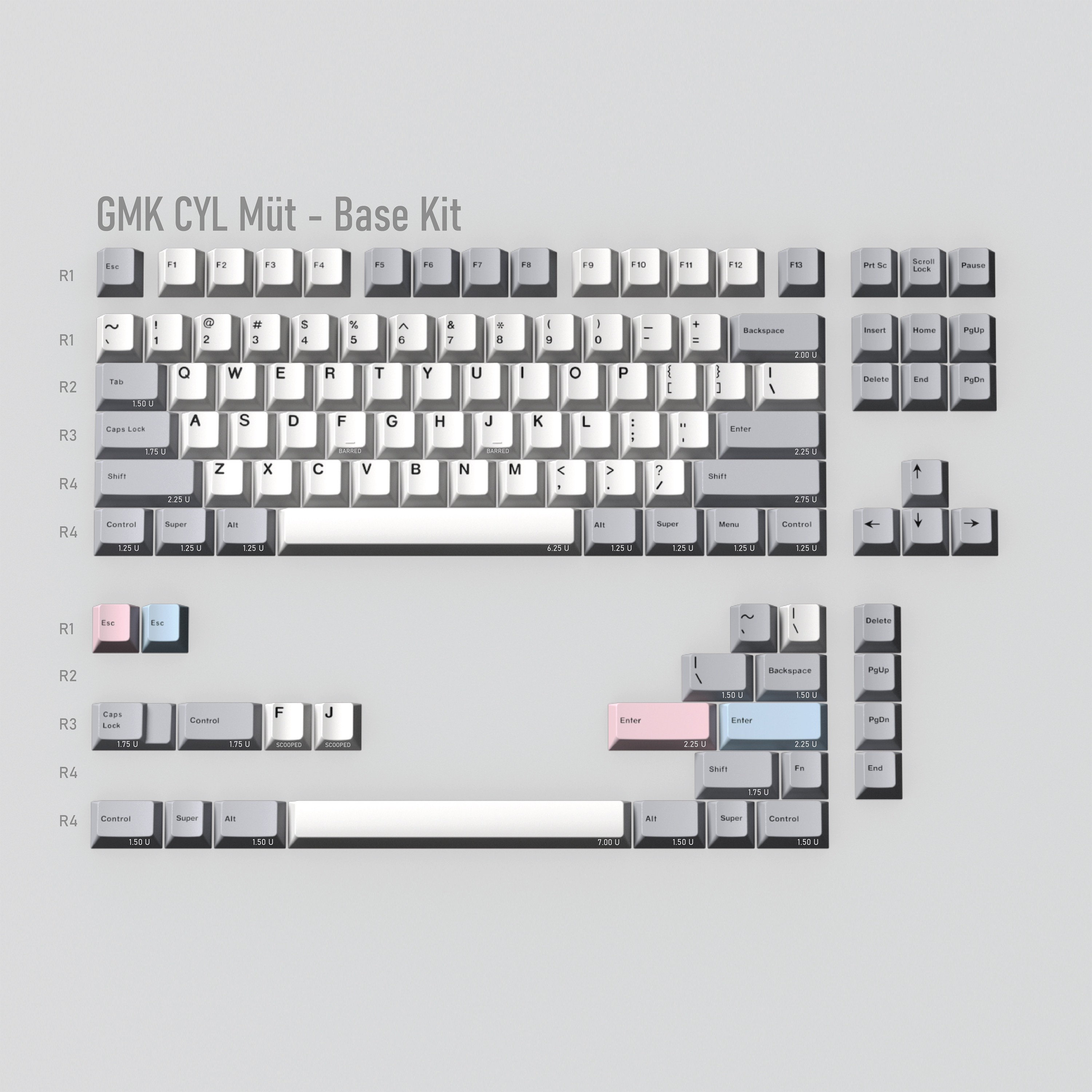 KeyKobo AFK Club「支配恶魔」Makima二色ABS原厂高度键帽KKB-淘宝网