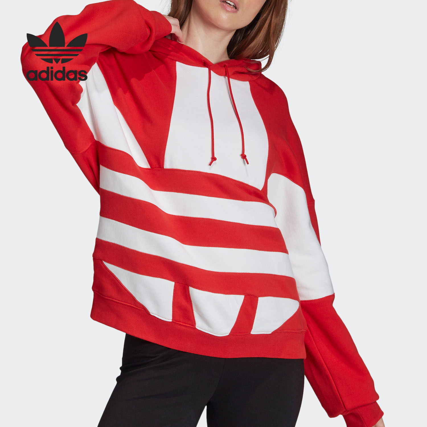 Adidas/阿迪达斯正品2020新款女子连帽运动风套头卫衣GK6995 - Taobao