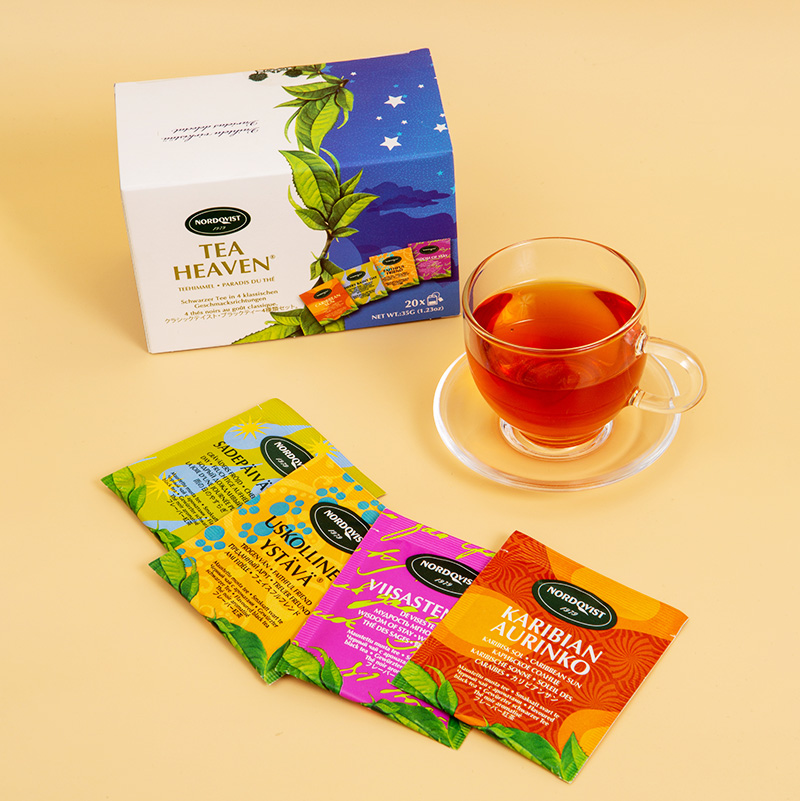 芬兰国民茶饮品牌，Nordqvist 暖达芬 四味风味红茶拼配组合 20袋