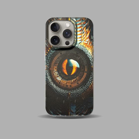 New MagSafe Dragon Eye Illustration 15, 14, 13, 12 iPhone Case