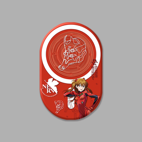 Evangelion EVA Anime Removable Suction Cap – MagSafe Magnetic Ring Finger Holder Kickstand – Accessories – 15, 15 Plus, 15