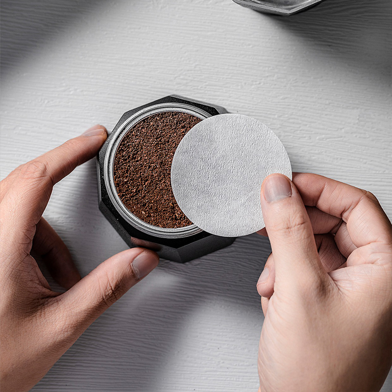 意式咖啡机手柄专用圆形粉碗滤纸51/58mm通用摩卡壶过滤纸3号6号-Taobao