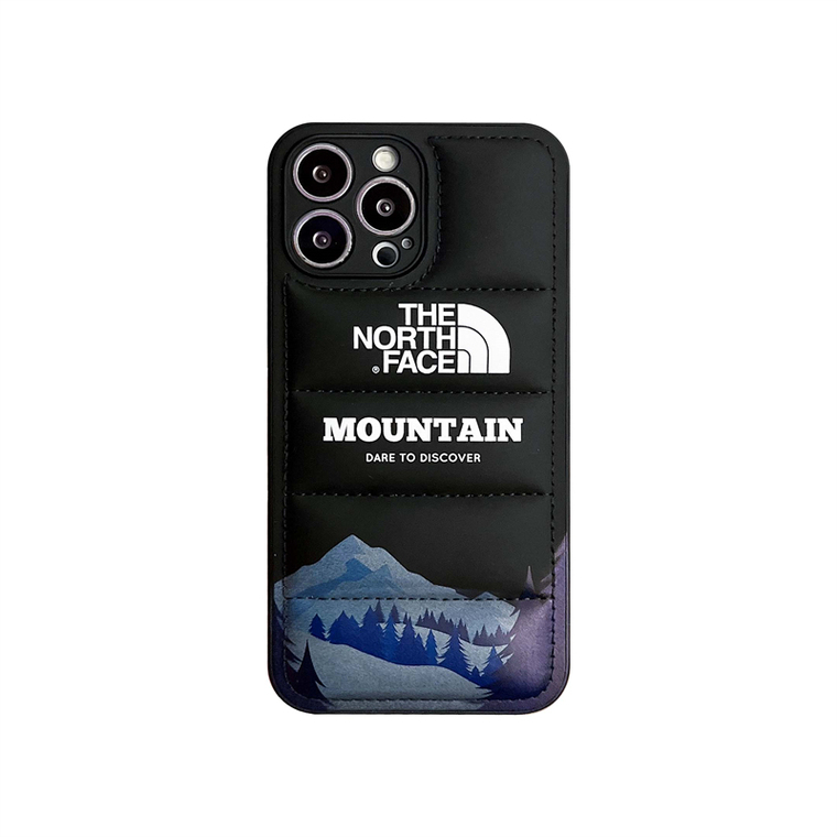 The North Face Mountain Dare To Discover New Puffy Puffer Down Jacket 15, 14, 13, 12 iPhone Case