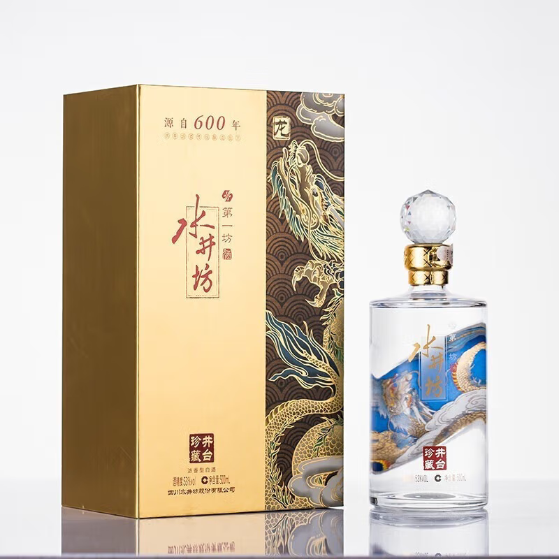 水井坊菁翠52度500ml浓香型白酒送礼纯粮食酒水井坊官方旗舰店评价- 淘宝网