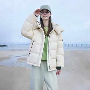 坦博尔羽绒服女款冬季2025新款短款休闲运动时尚好看加厚保暖外套