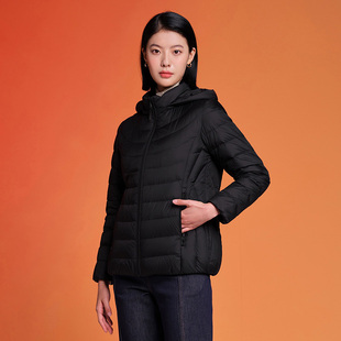 【爆款送妈妈】坦博尔轻薄羽绒服女款秋冬中老年短款时尚休闲外套