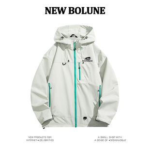 NEW BOLUNE/新百伦官网户外三防夹克冲锋衣情侣外套