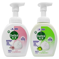 Dettol/滴露泡沫抑菌洗手液西柚+青柠(250+250)ml*2瓶家用囤货装价格比较