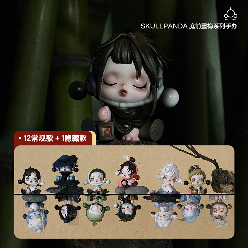 泡泡玛特POPMART Skullpanda密林古堡系列盲盒手办娃娃确认款-Taobao