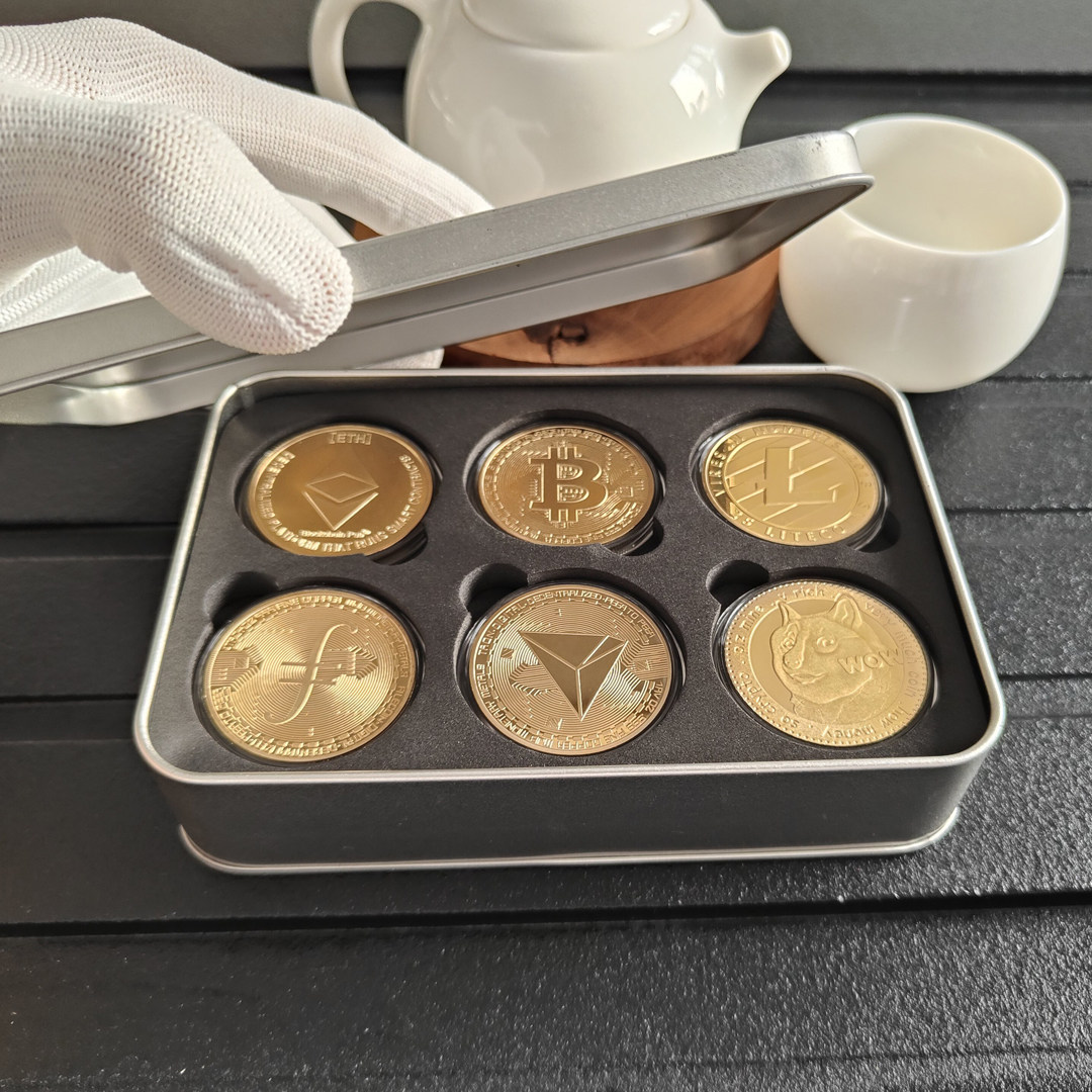 比特银实体纪念硬币2018款钥匙扣数字加密虚拟货币BTC金包银挂件-淘宝网