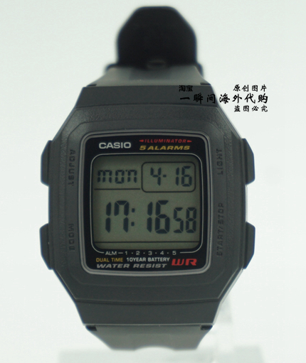 只售正品】casio卡西欧F-91W/F-84W/F-201WA/F105W手表男女手表-Taobao