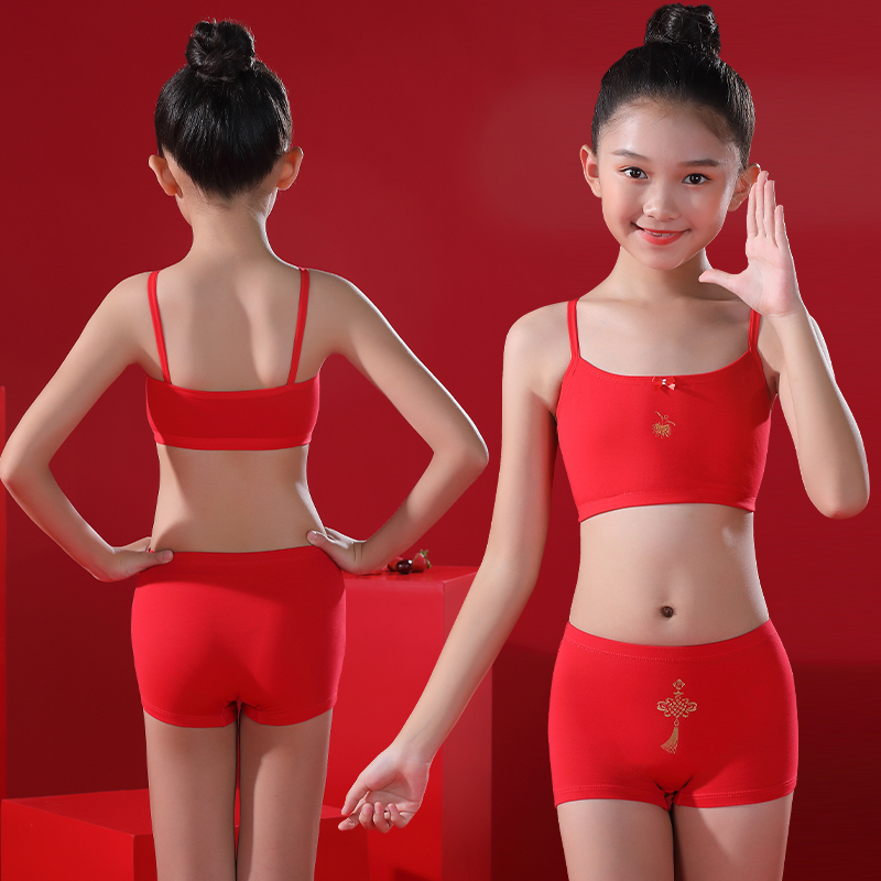 Girls' Underwear This Life Suit Development Underwear Vest Suit Cotton  Female Student 9-12 Years Old Girl Bra -  - Buy China shop at  Wholesale Price By Online English Taobao Agent
