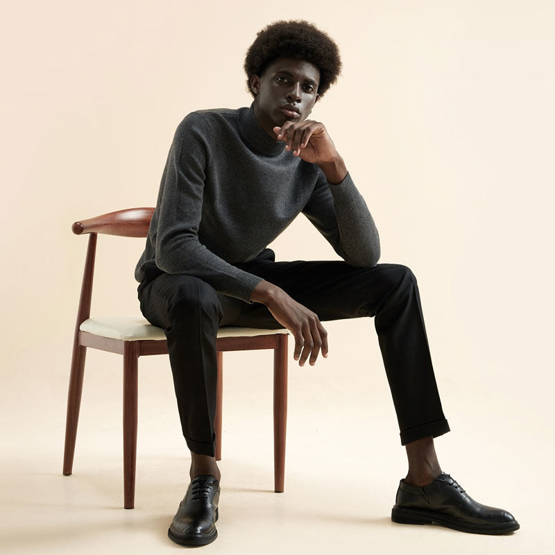 南畔秋潮流修身版型小脚裤韩版时尚百搭男士小西裤商务休闲长裤子