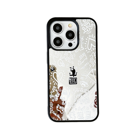 Keith Haring Art Style New 15, 14, 13, 12 iPhone Case