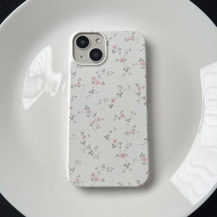 Girls Hello Kitty Cat Painted Art Illustration Minimal 15, 14, 13, 12, 11 iPhone Case