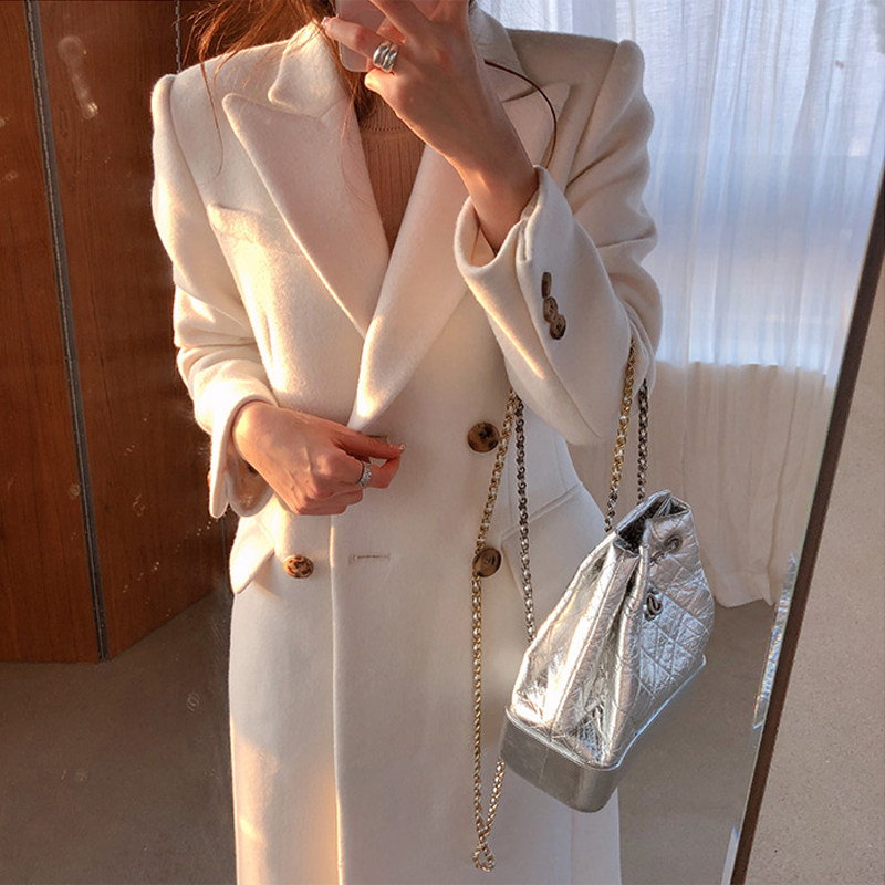 呢子大衣女2021年新款加棉中长款修身妮子外套秋冬季加厚爆款毛呢