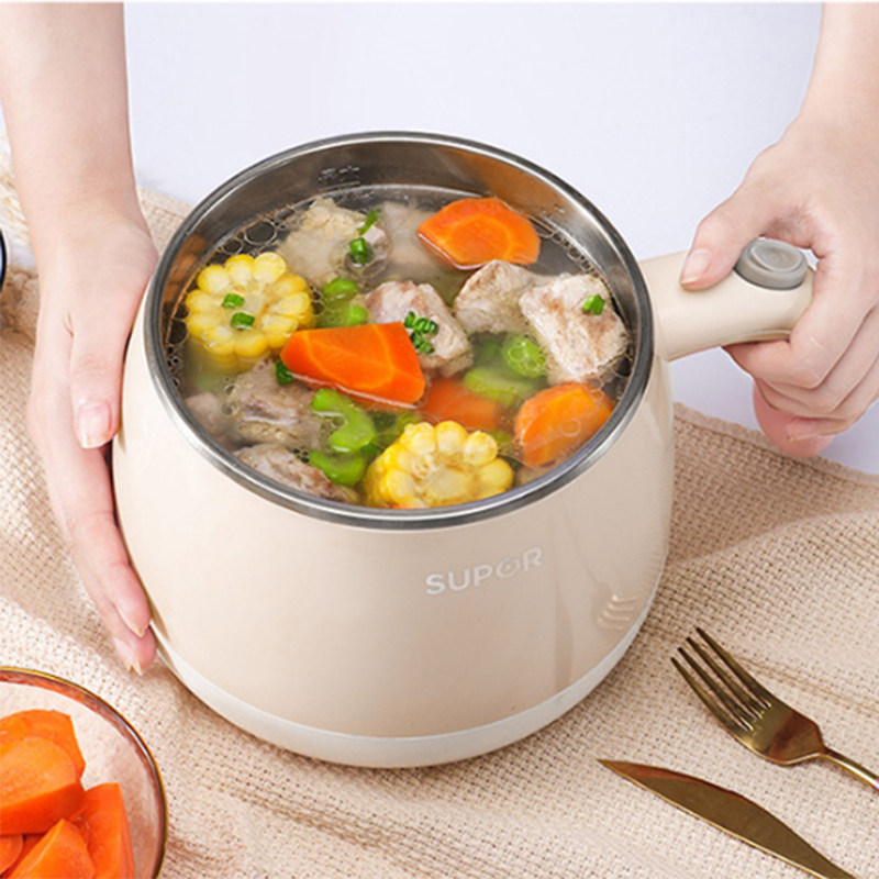 苏泊尔学生小煮锅宿舍用迷你火锅家用多功能煮面神器1电锅2人小型