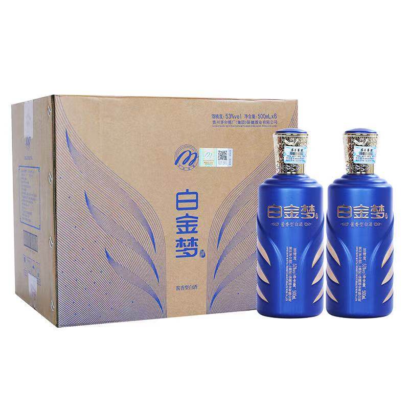 贵州白金酒酱香型白酒53度白金梦酒纯粮酿造500ml整箱装评价- 淘宝网